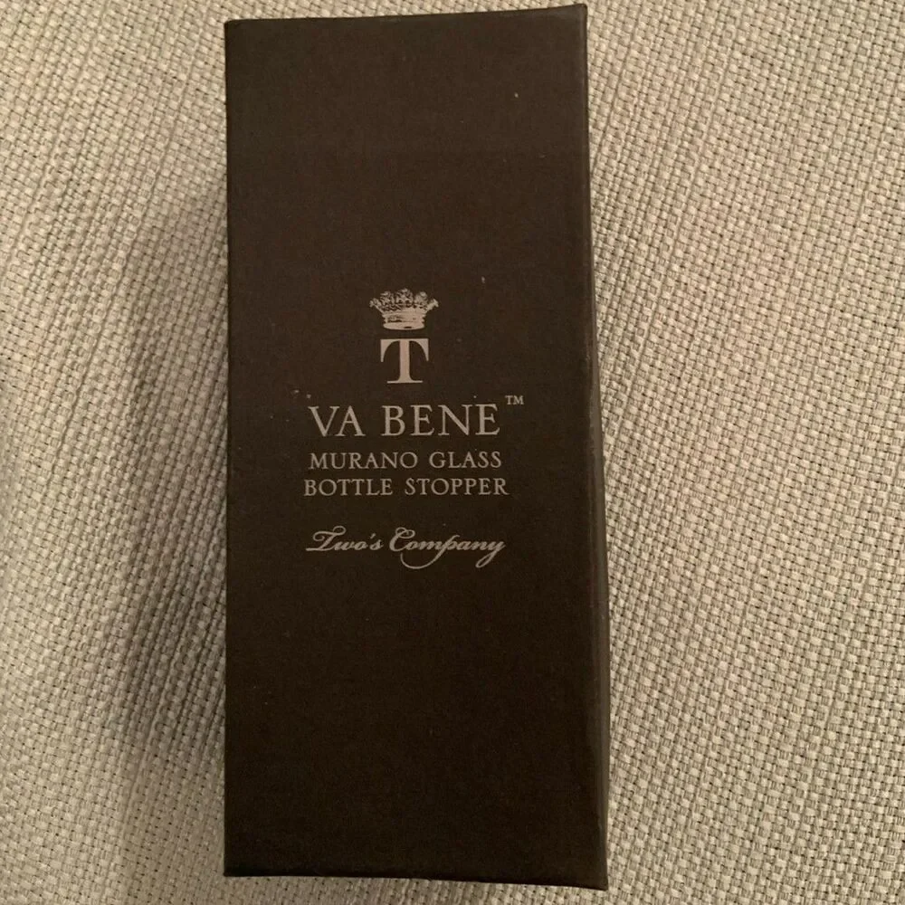 Murano Glass Wine Stopper Va Bene 5